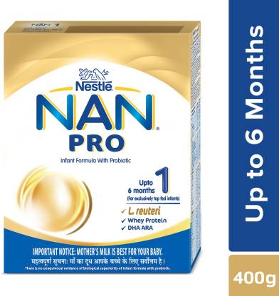 Nestle Nan Pro Infant Formula (Stage 1) (400 g, Upto 6 Months) - V4M